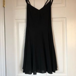 Black flowy dress